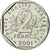 Munten, Frankrijk, Semeuse, 2 Francs, 2001, Paris, FDC, Nickel, KM:942.2