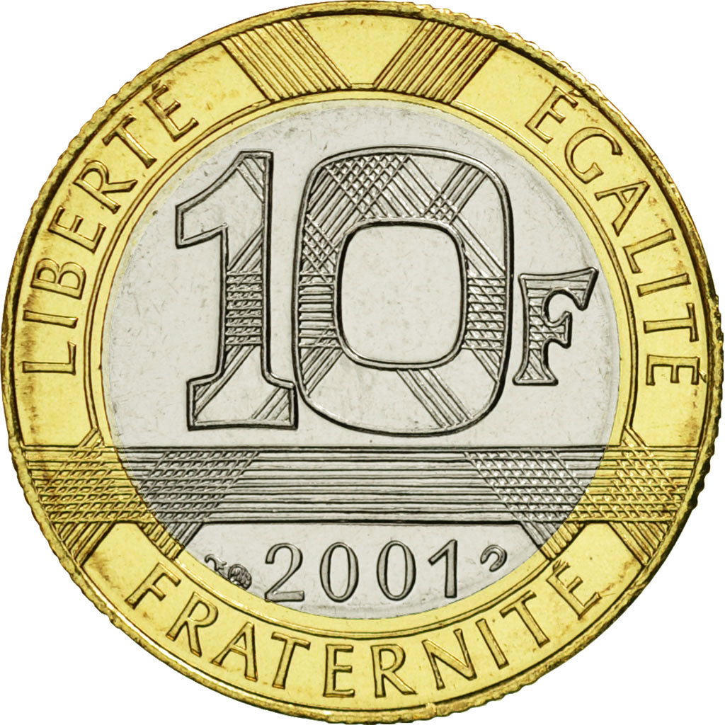 Monnaie, France, Génie, 10 Francs, 2001, Paris, FDC, Aluminum-Bronze, KM:964.2