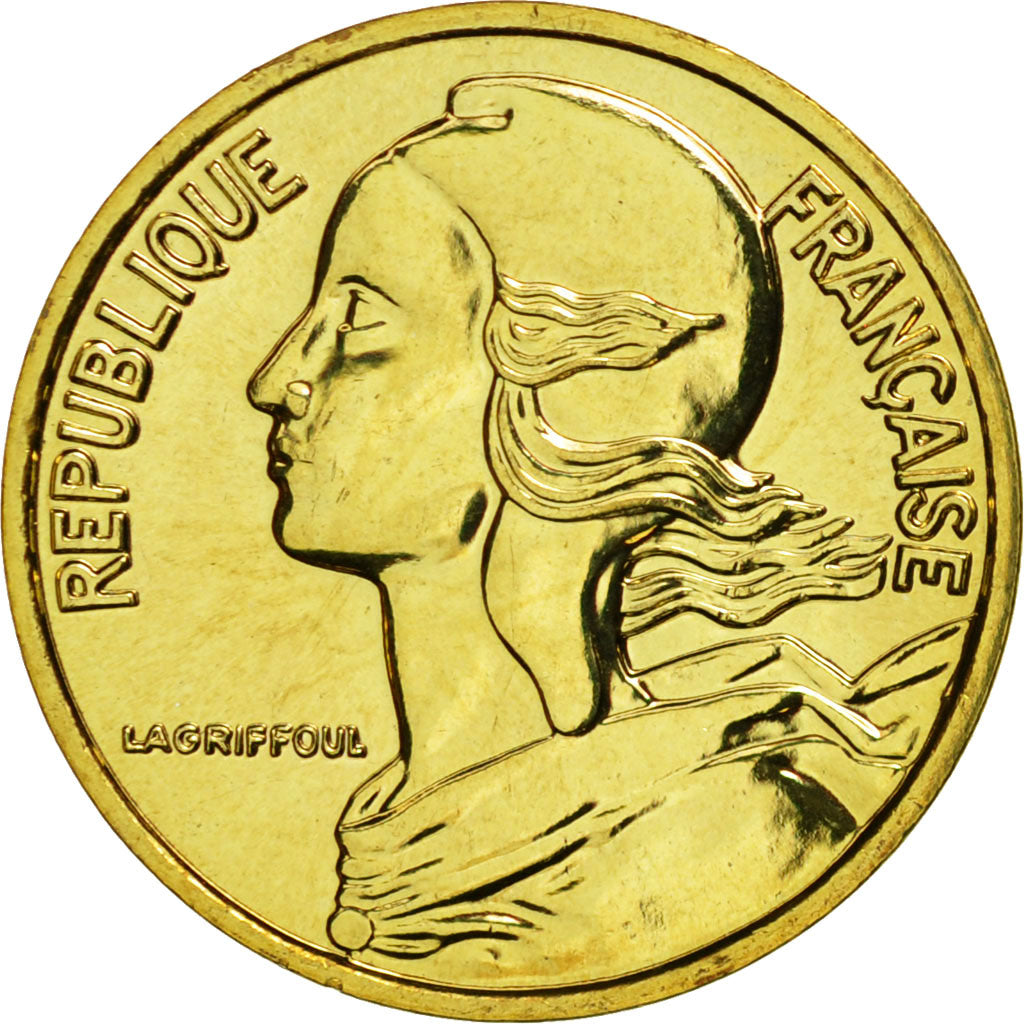 Coin, France, Marianne, 5 Centimes, 2001, Paris, MS(65-70), Aluminum-Bronze
