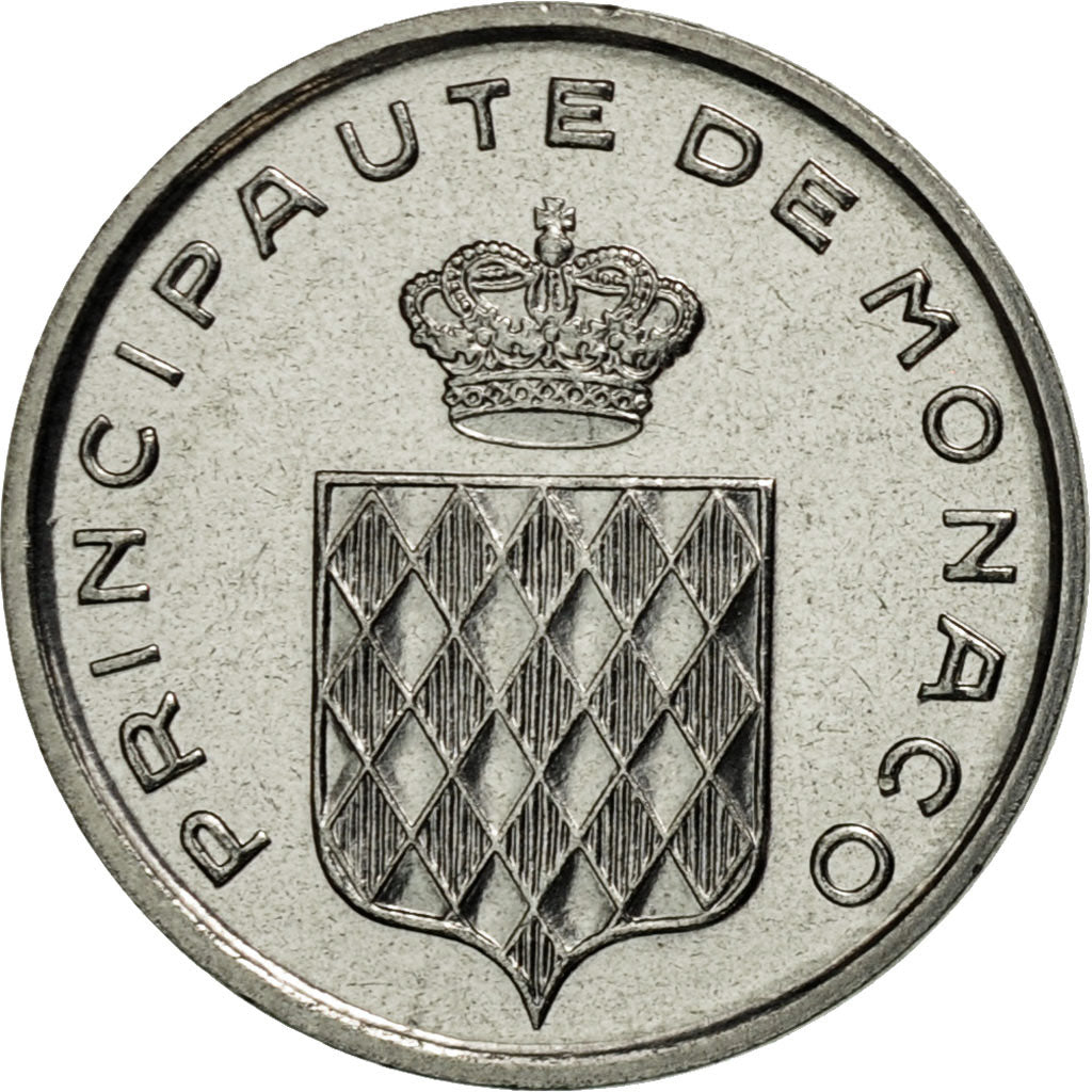 Monaco, Rainier III, Centime, 1995, Paris, MS(65-70), Stainless Steel, KM:155