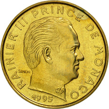 Coin, Monaco, Rainier III, 5 Centimes, 1995, Paris, MS(65-70), Aluminum-Bronze