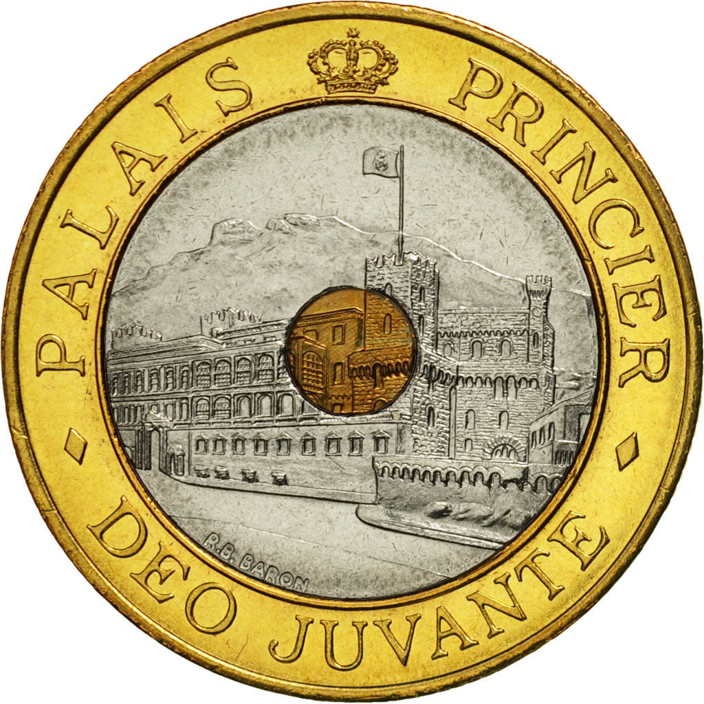 Monaco, Rainier III, 20 Francs, 1995, Paris, MS(65-70), Tri-Metallic, KM:165