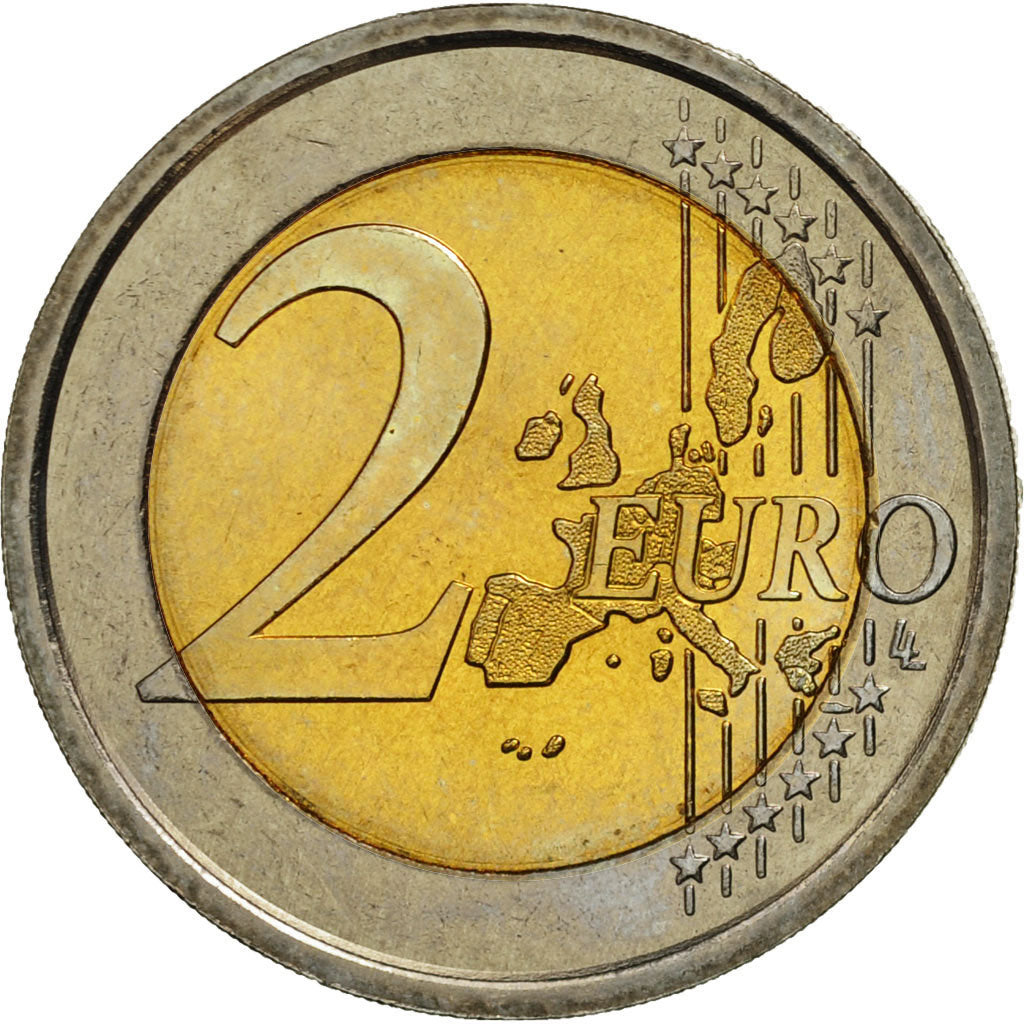 Italie, 2 Euro, Costituzione Europea, 2005, SPL, Bi-Metallic