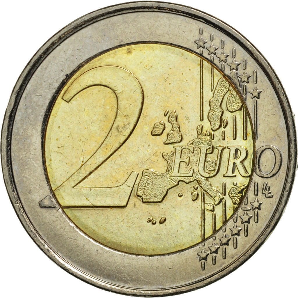 Belgium, 2 Euro, H & A, 2005, MS(63), Bi-Metallic