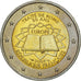 Coin, France, 2 Euro, Traité de Rome 50 ans, 2007, MS(63), Bi-Metallic
