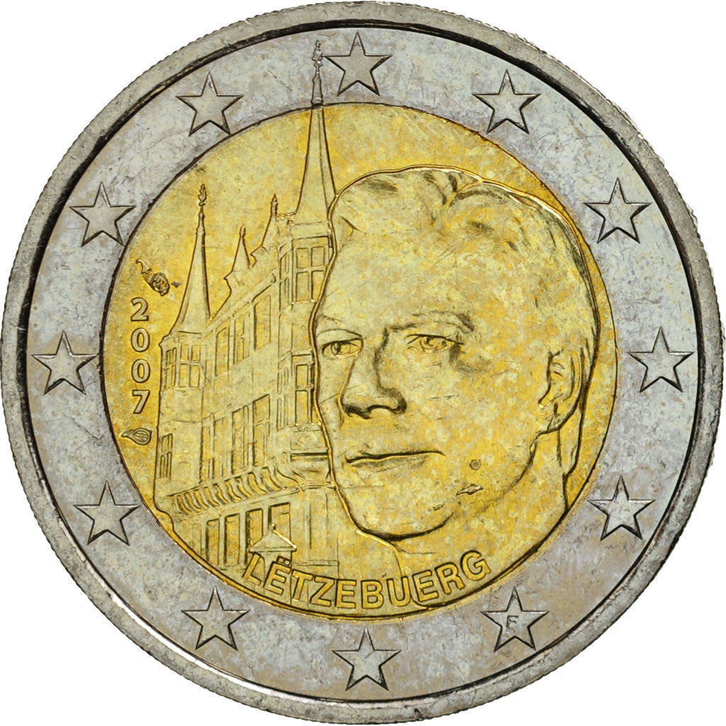 Luxembourg, 2 Euro, 2007, SPL, Bi-Metallic