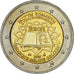 Belgium, 2 Euro, Traité de Rome 50 ans, 2007, MS(63), Bi-Metallic