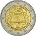 Germany, 2 Euro, Traité de Rome 50 ans, 2007, MS(63), Bi-Metallic