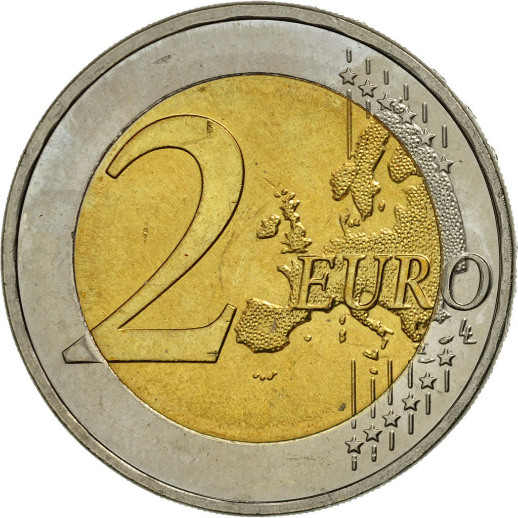 Germany, 2 Euro, Traité de Rome 50 ans, 2007, MS(63), Bi-Metallic