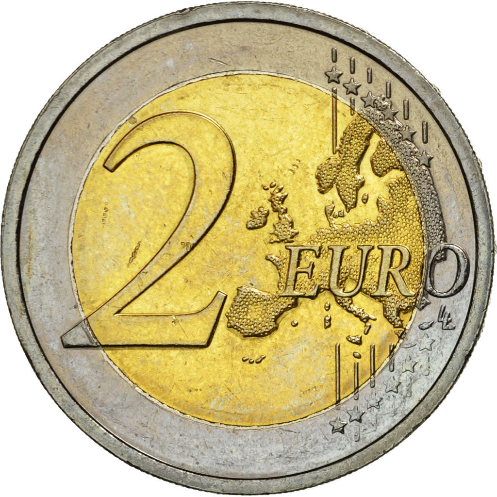 Irlanda, 2 Euro, Traité de Rome 50 ans, 2007, SC, Bimetálico