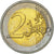 Irlandia, 2 Euro, Traité de Rome 50 ans, 2007, MS(63), Bimetaliczny