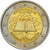 Austria, 2 Euro, Traité de Rome 50 ans, 2007, MS(63), Bimetaliczny