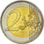 Portugal, 2 Euro, Traité de Rome 50 ans, 2007, MS(63), Bimetaliczny