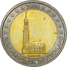 Niemcy, 2 Euro, Hambourg, 2008, MS(63), Bimetaliczny