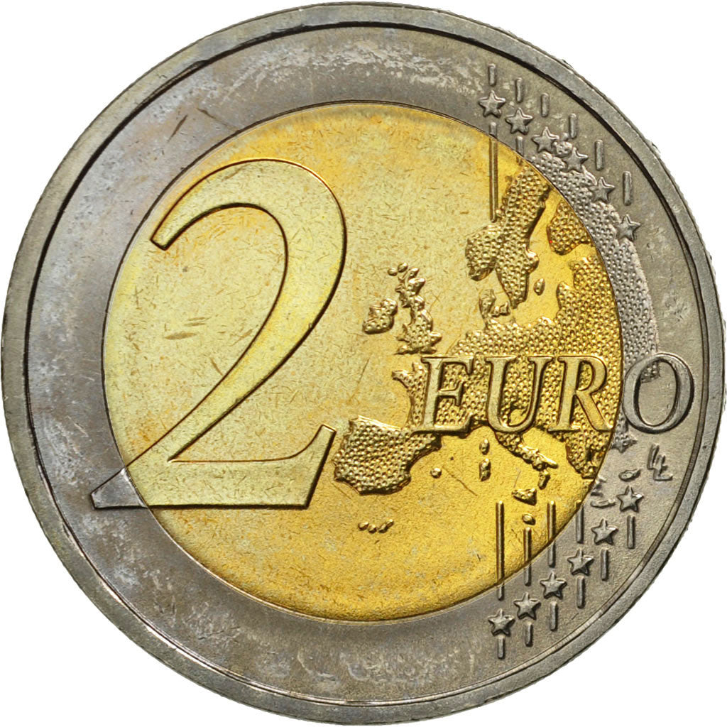 Niemcy, 2 Euro, Hambourg, 2008, MS(63), Bimetaliczny