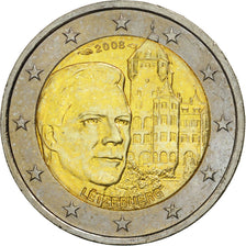 Luxemburg, 2 Euro, Château de Berg, 2008, UNC-, Bi-Metallic
