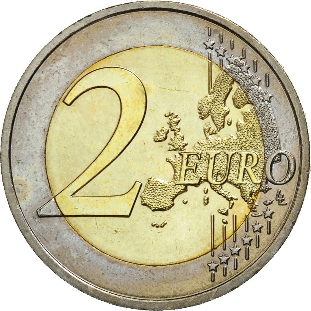 Luxembourg, 2 Euro, Château de Berg, 2008, MS(63), Bi-Metallic
