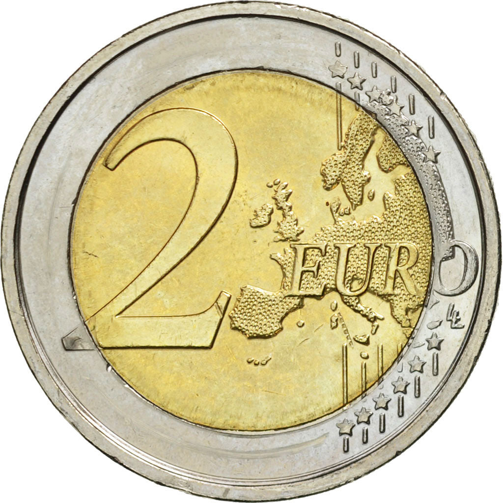Belgio, 2 Euro, Universal Declaration of Human Rights, 2008, SPL, Bi-metallico