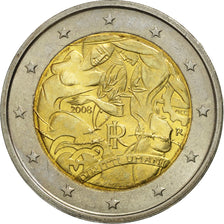 Italie, 2 Euro, Diritti Umani, 2008, SPL, Bi-Metallic