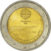 Portugal, 2 Euro, 60 anos da declaracao universal, 2008, MS(63), Bimetaliczny