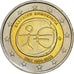 Grecja, 2 Euro, 10 Jahre Euro, 2009, MS(63), Bimetaliczny