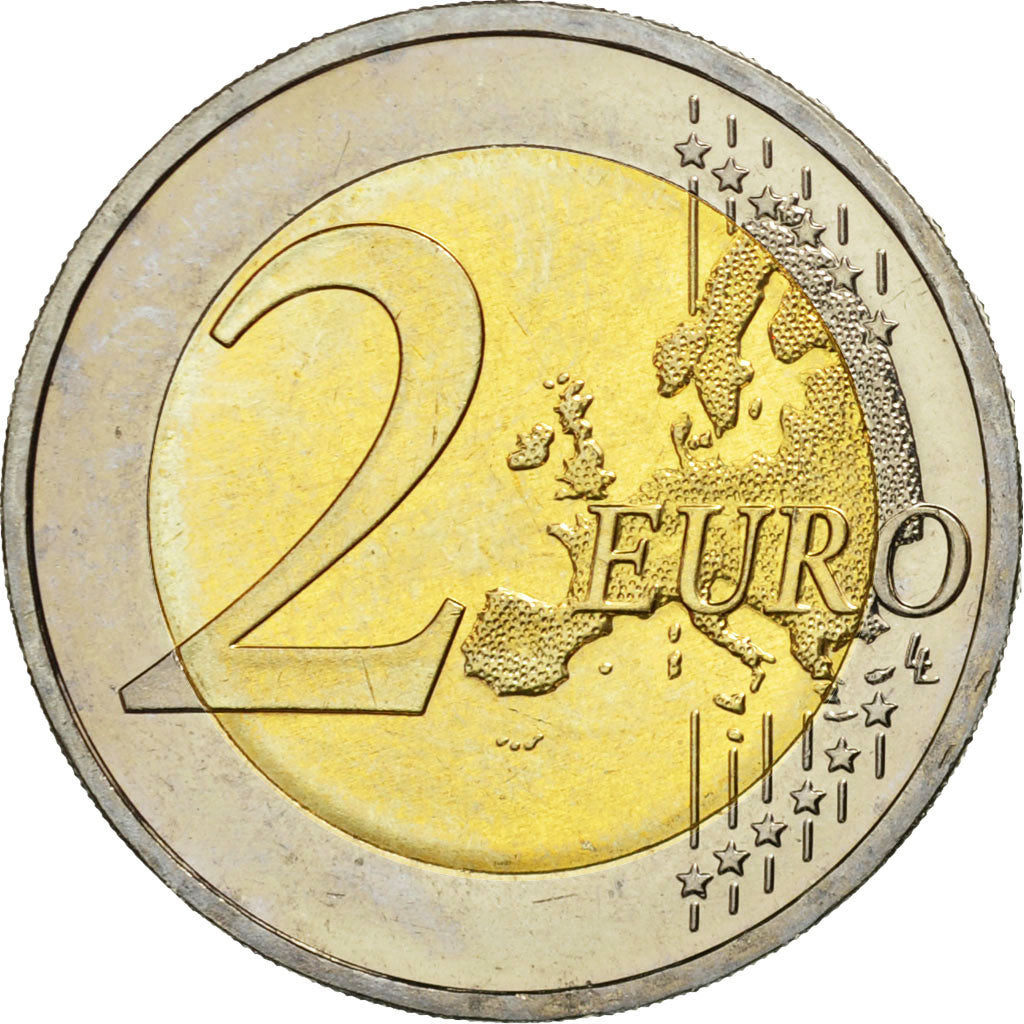 Germany, 2 Euro, 10 Jahre Euro, 2009, MS(63), Bi-Metallic