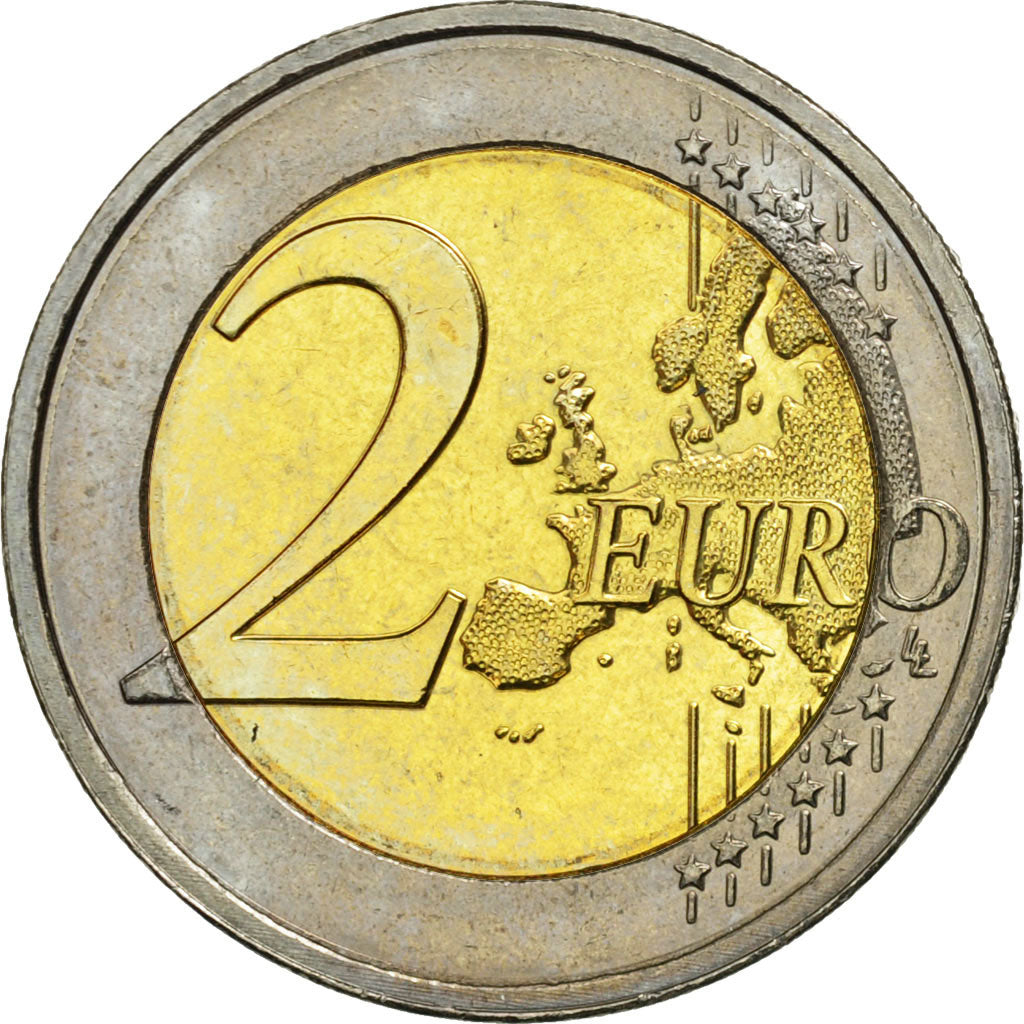 Malta, 2 Euro, 10 Jahre Euro, 2009, MS(63), Bi-Metallic