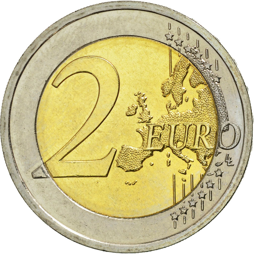 Slovakia, 2 Euro, 10 Jahre Euro, 2009, MS(63), Bi-Metallic