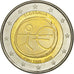 Slovenia, 2 Euro, 10 Jahre Euro, 2009, SPL, Bi-metallico