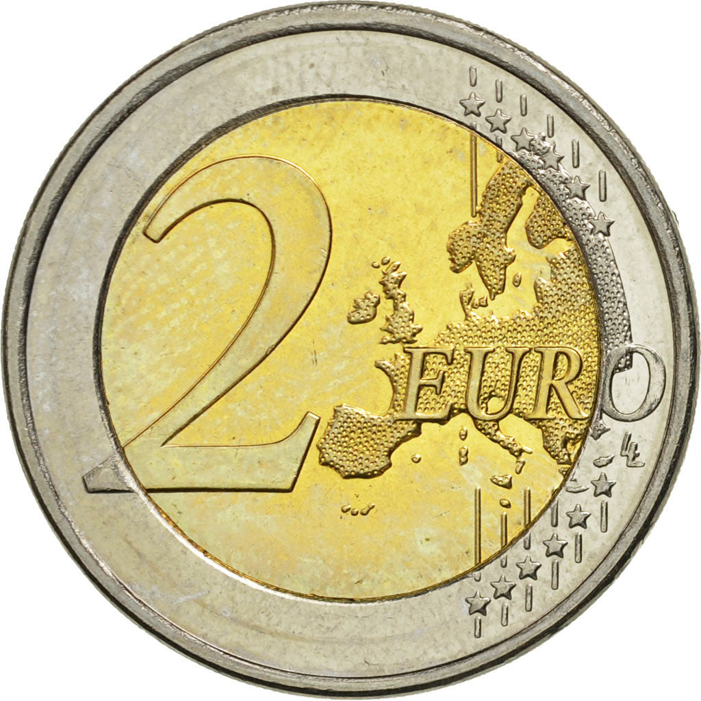 Slovenia, 2 Euro, 10 Jahre Euro, 2009, MS(63), Bi-Metallic