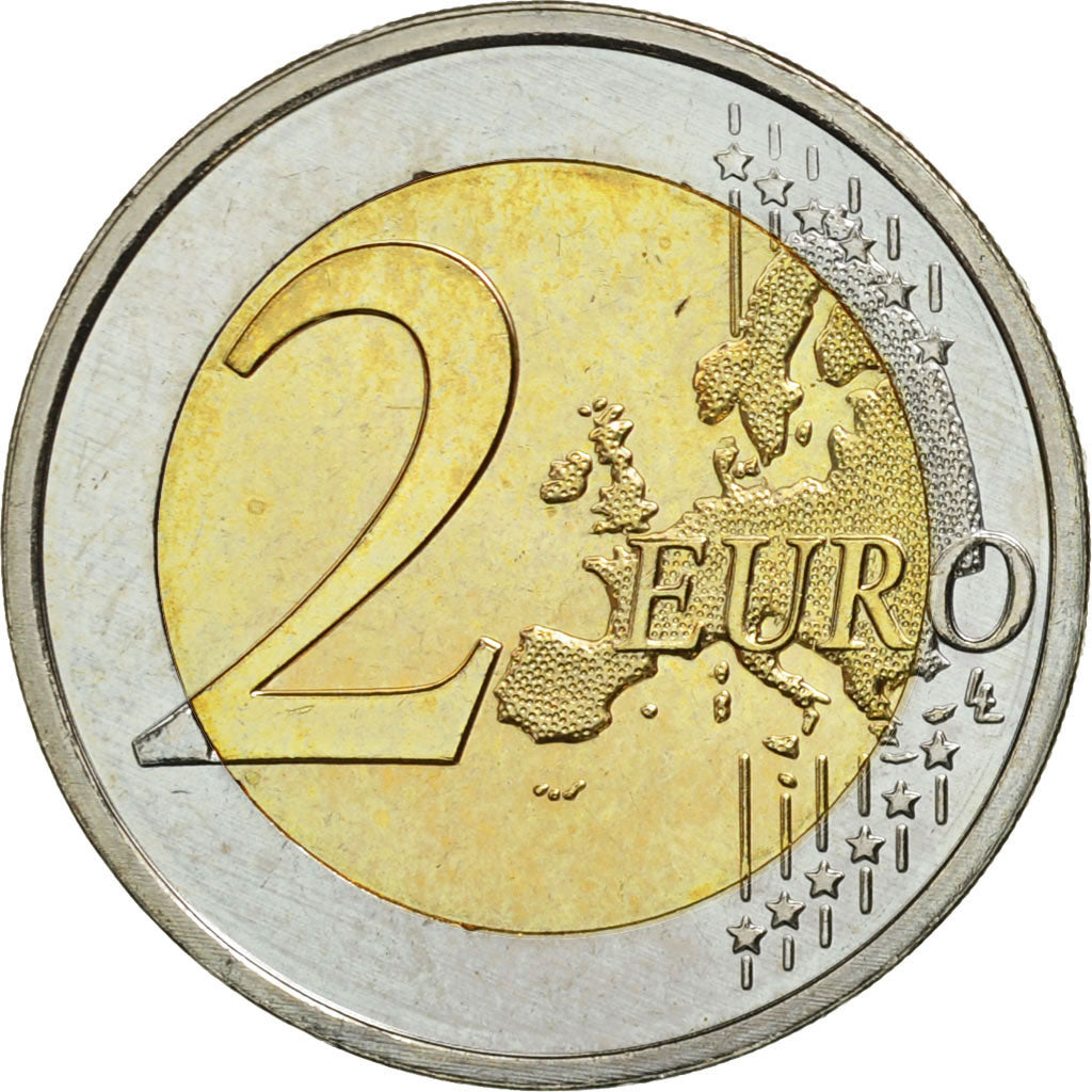 Luxembourg, 2 Euro, Grande-Duchesse Charlotte, 2009, MS(63), Bi-Metallic