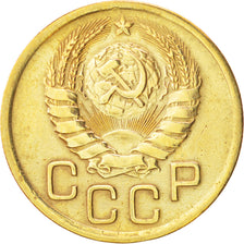 RUSSIA, 3 Kopeks, 1938, KM #107, EF(40-45), Aluminum-Bronze, 3.09