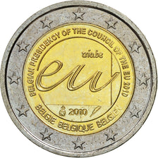 Belgium, 2 Euro, Presidency of the European Union, 2010, MS(63), Bi-Metallic