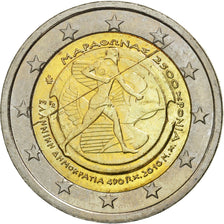 Griechenland, 2 Euro, Marathon, 2010, UNZ, Bi-Metallic