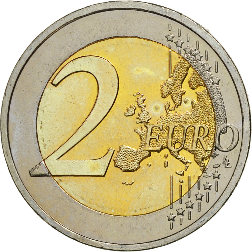 Griechenland, 2 Euro, Marathon, 2010, UNZ, Bi-Metallic