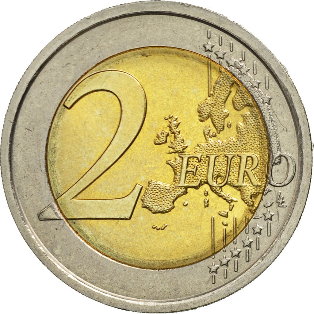 Italy, 2 Euro, Camillo Benso, 2010, MS(63), Bi-Metallic
