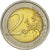 Włochy, 2 Euro, Camillo Benso, 2010, MS(63), Bimetaliczny