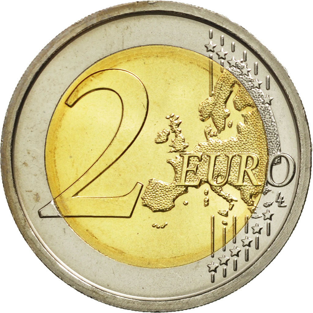 San Marino, 2 Euro, Giorgio Vasari, 2011, MS(63), Bi-Metallic