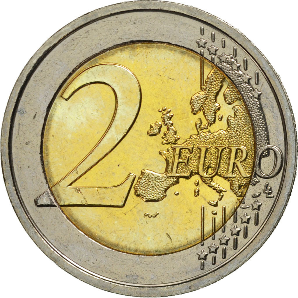 Belgium, 2 Euro, I. Van Diest, M. Popelin, 2011, MS(63), Bi-Metallic