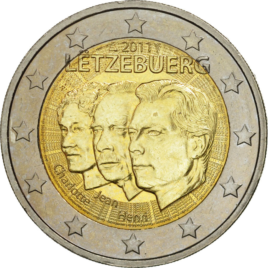 Luxembourg, 2 Euro, Grand-Duché, 2011, MS(63), Bi-Metallic