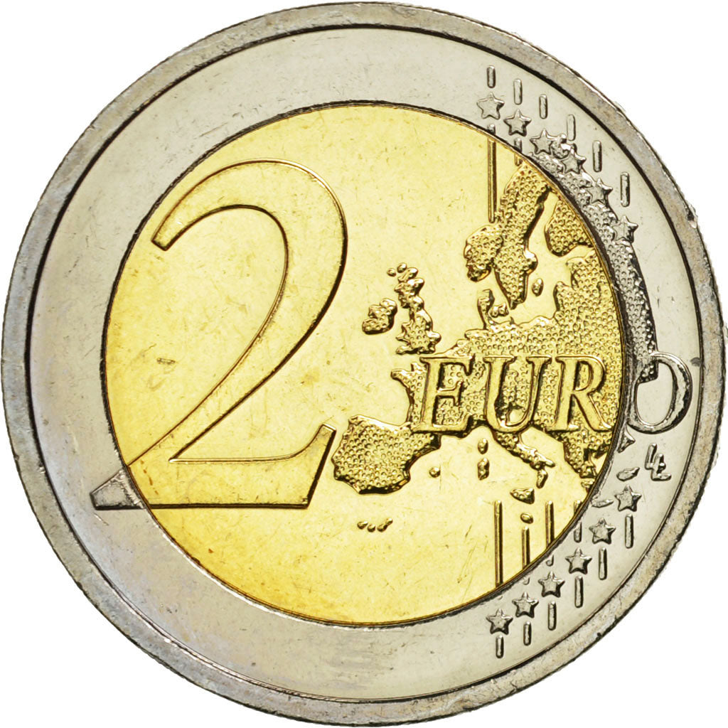 Ireland, 2 Euro, €uro 2002-2012, 2012, MS(63), Bi-Metallic