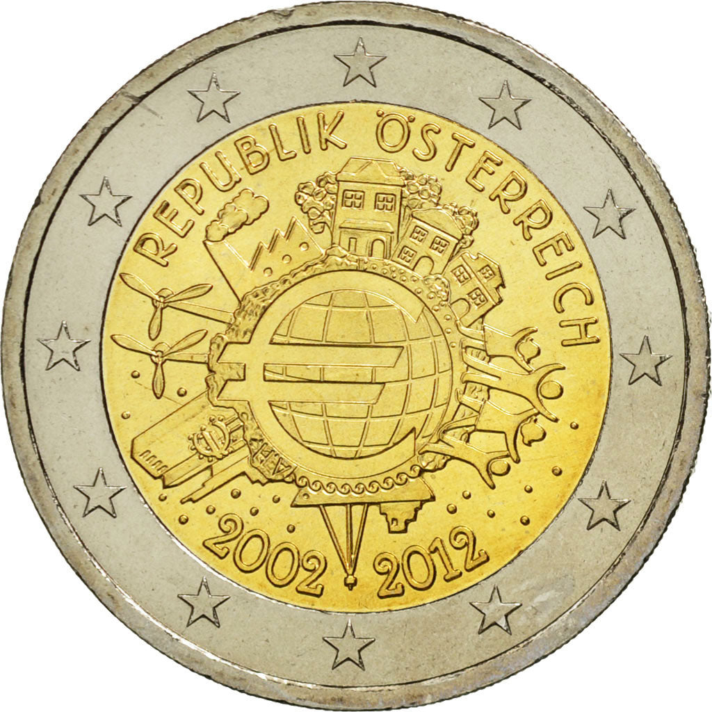 Autriche, 2 Euro, €uro 2002-2012, 2012, SPL, Bi-Metallic