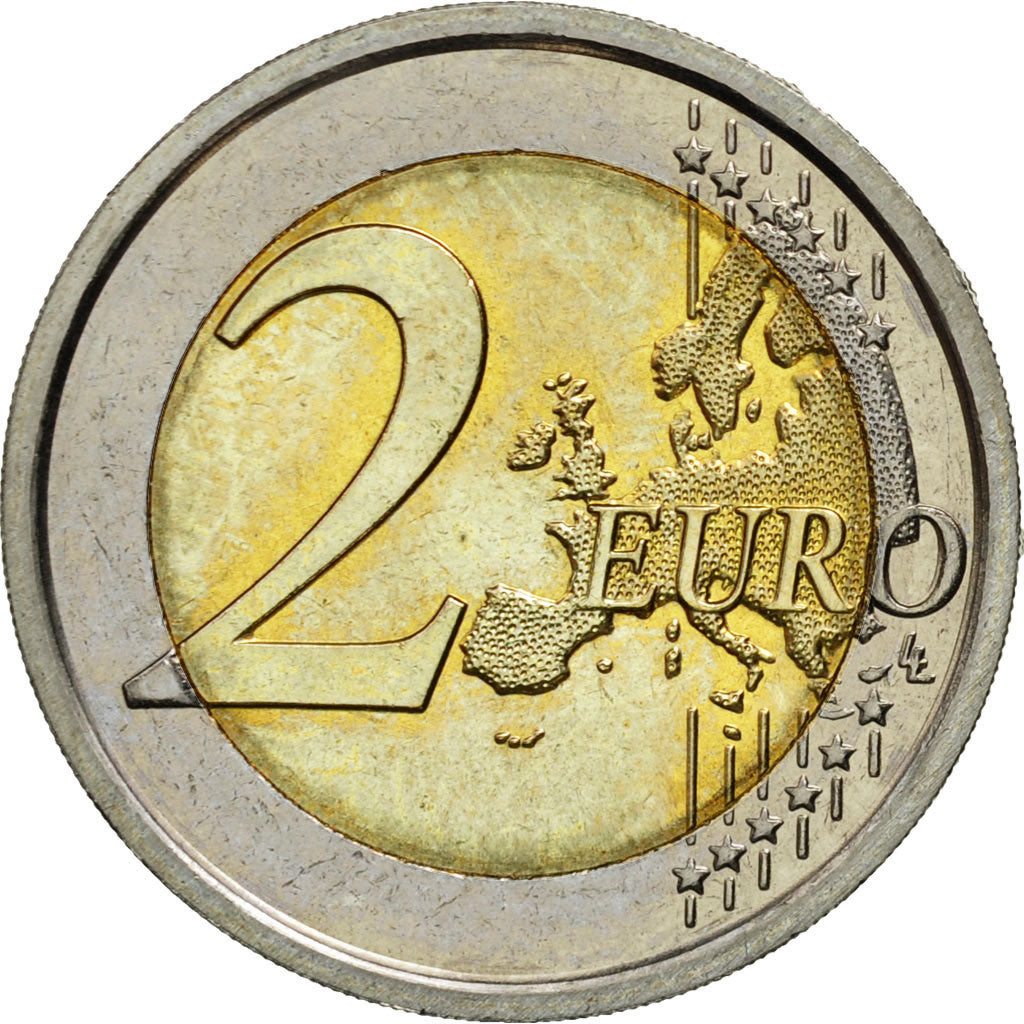 San Marino, 2 Euro, €uro 2002-2012, 2012, MS(63), Bi-Metallic