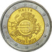 Malta, 2 Euro, €uro 2002-2012, 2012, MS(63), Bimetaliczny