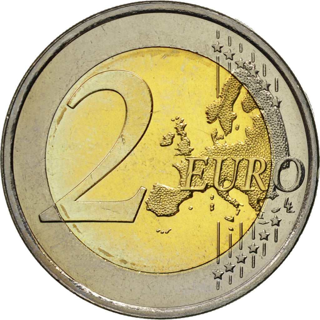 Finland, 2 Euro, Helene Schjerfbeck, 2012, MS(63), Bi-Metallic