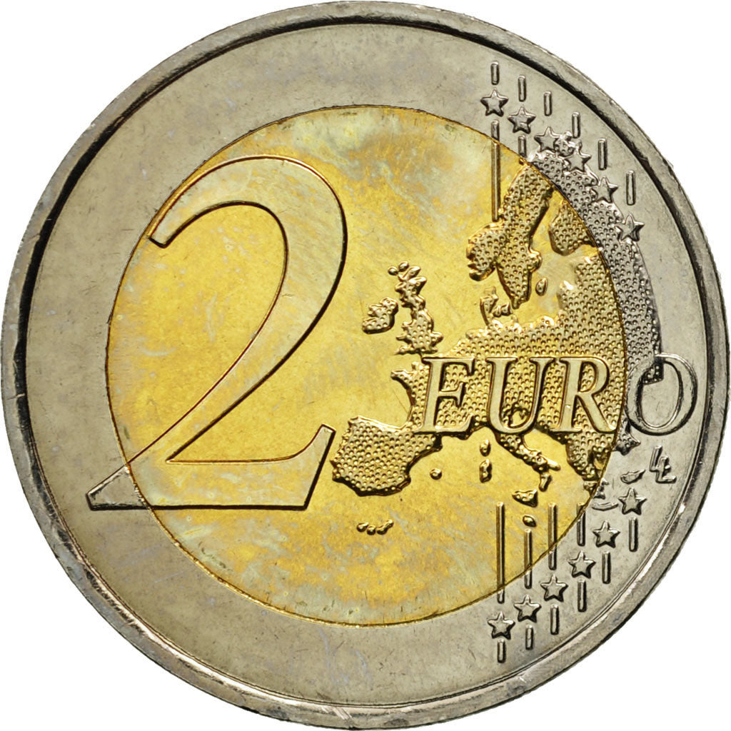 Monnaie, France, 2 Euro, Baron Pierre Coubertin, 2013, SPL, Bi-Metallic