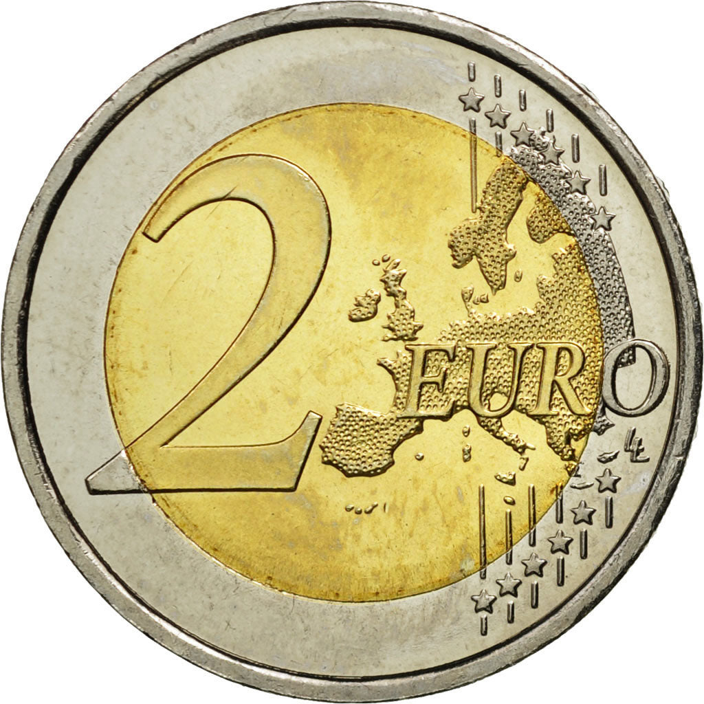 Spagna, 2 Euro, 2015, SPL, Bi-metallico