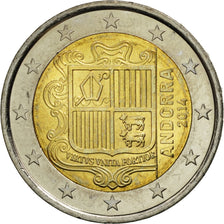 Andorra, 2 Euro, 2014, SC, Bimetálico