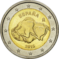 Spanien, 2 Euro, 2015, UNZ, Bi-Metallic