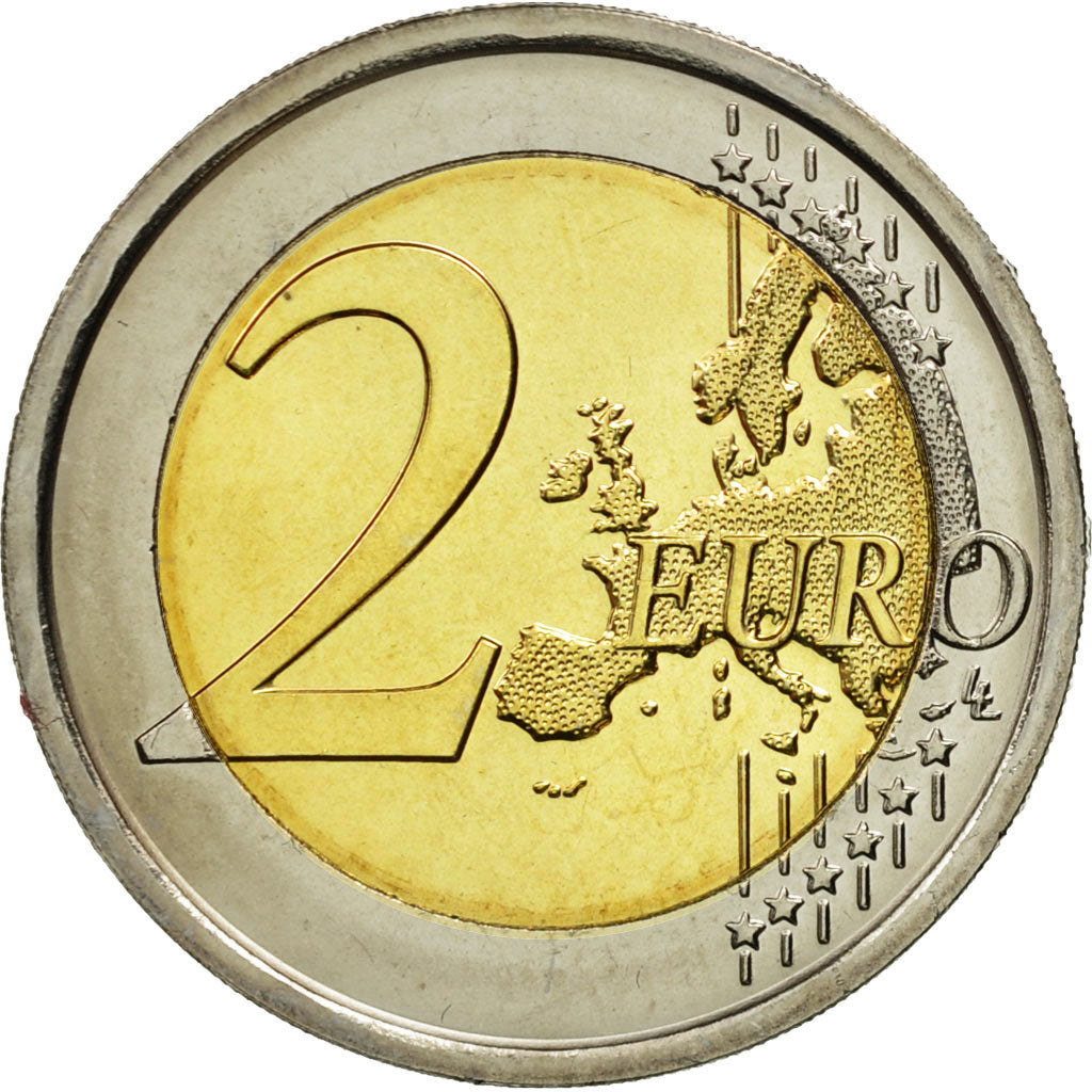 San Marino, 2 Euro, 2015, MS(63), Bi-Metallic